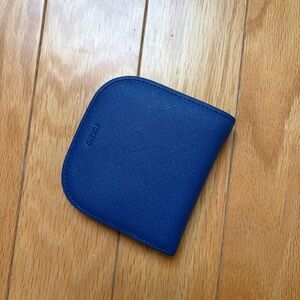 Cobalt Blue Leather Wallet